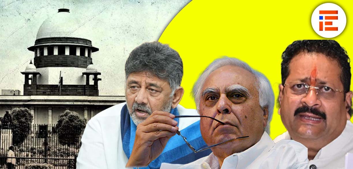 ಡಿ ಕೆ ಶಿ ವಿರುದ್ಧ ಪ್ರಕರಣ; ಕಪಿಲ್ ಸಿಬಲ್ ಸೇವೆಗೆ ಸರ್ಕಾರದ ಅಧಿಕೃತತೆಯೇ ಇರಲಿಲ್ಲ, ಆದರೂ 20 ಲಕ್ಷ ರು ಸಂಭಾವನೆ?